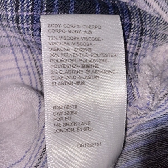 UO Urban Outfitters Lachlan flannel smocked dress in size small - Picture 6 of 9